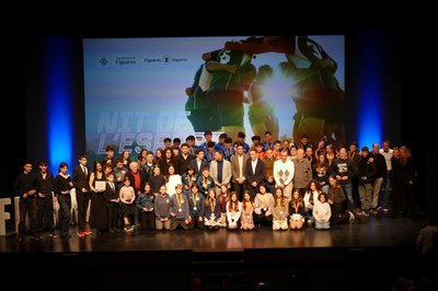 Una imatge de la Nit de l'Esport de Figueres d'enguany.