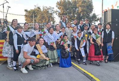El comiat i proclamació del pubillatge de Vilatenim de l'any passat.